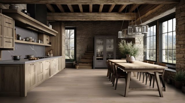 MSI Surfaces LVP – Blonde by MSI Surfaces, blonde luxury vinyl tile flooring, detail view