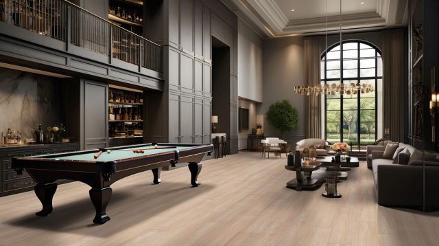 MSI Surfaces LVP – Blonde Linen Loggia by MSI Surfaces, blonde luxury vinyl tile flooring, detail view