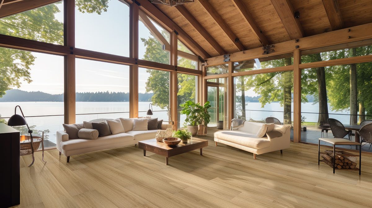 MSI Surfaces LVP – Blonde Luxury by MSI Surfaces, blonde luxury vinyl tile flooring, detail view
