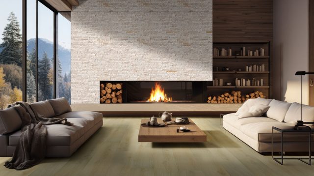 MSI Surfaces LVP – Blonde Tranquilla by MSI Surfaces, blonde luxury vinyl tile flooring, detail view