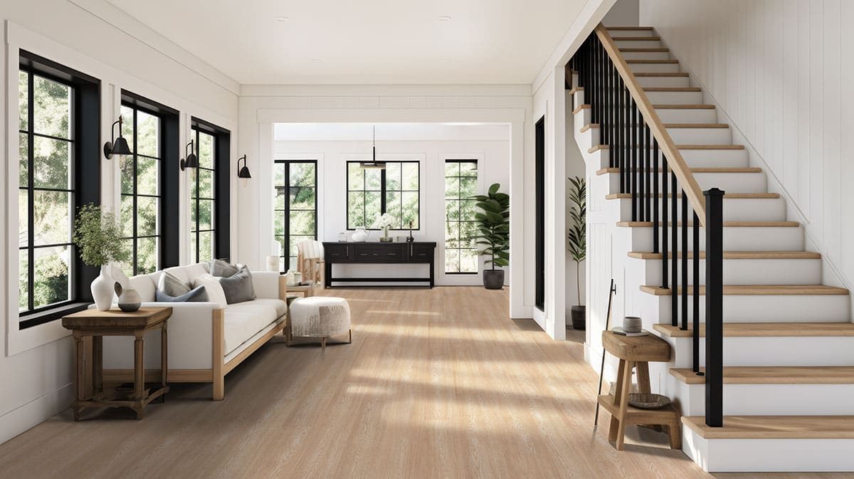 MSI Surfaces LVP – Blonde Linen Loggia by MSI Surfaces, blonde luxury vinyl tile flooring, detail view