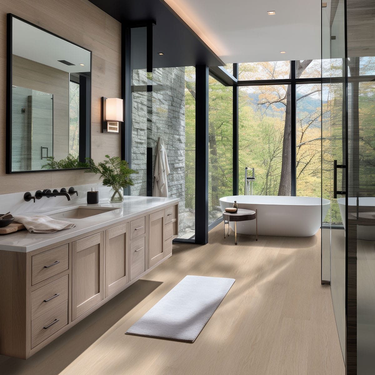 MSI Surfaces LVP – Blonde by MSI Surfaces, blonde luxury vinyl tile flooring, detail view