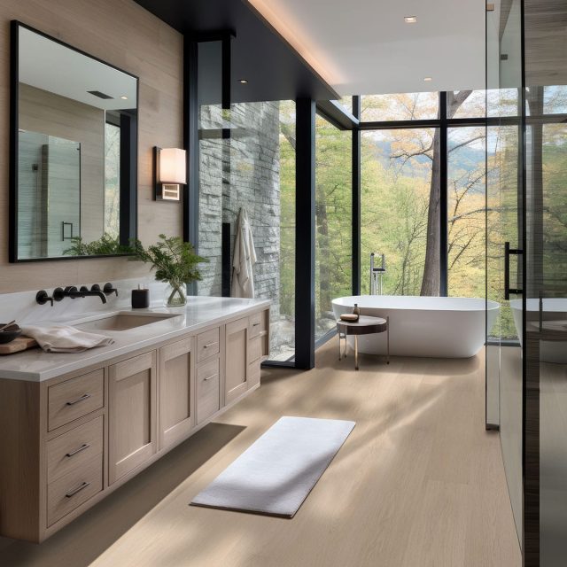 MSI Surfaces LVP – Blonde by MSI Surfaces, blonde luxury vinyl tile flooring, detail view