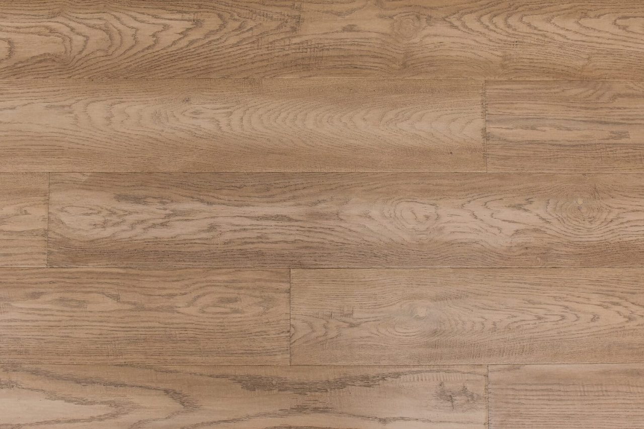 Montserrat Floor European Oak – Brown Wirebrushed by Montserrat Floor, brown european oak engineered wood flooring, plank sample