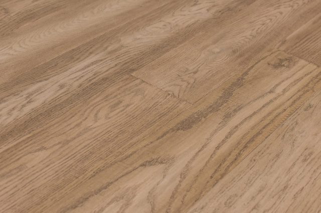 Montserrat Floor European Oak – Brown Wirebrushed by Montserrat Floor, brown european oak engineered wood flooring, detail view