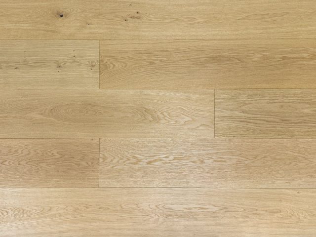 Montserrat Floor Simple European Oak – Light Brown Wirebrushed by Montserrat Floor, light brown european oak engineered wood flooring, plank sample