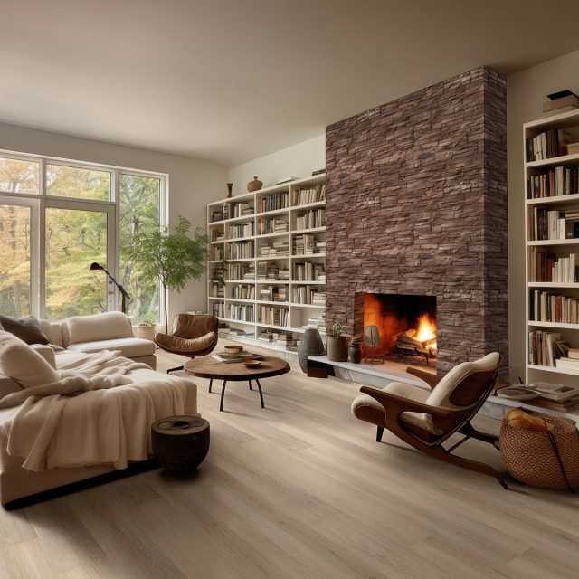 MSI Surfaces LVP – Blonde Palmilla by MSI Surfaces, blonde luxury vinyl tile flooring, detail view