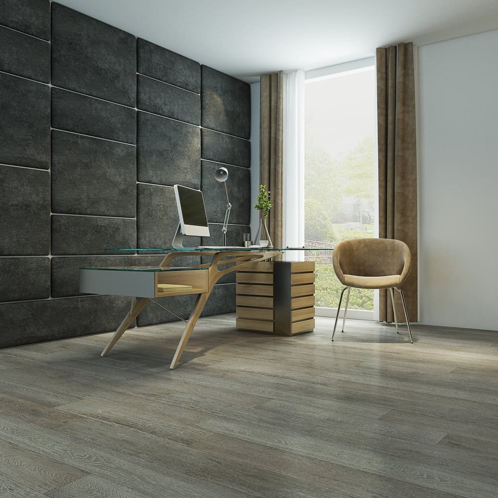 Montserrat Floor Engineered European Oak – Tan Wirebrushed by Montserrat Floor, tan european oak engineered wood flooring, detail view