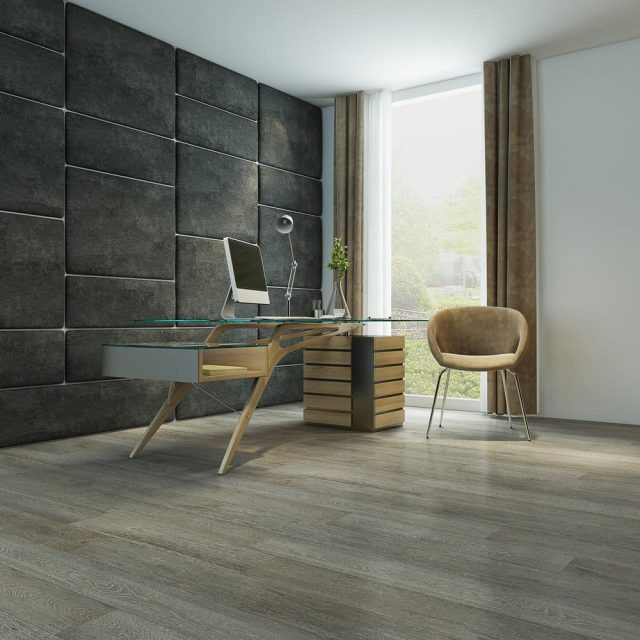 Montserrat Floor Engineered European Oak – Tan Wirebrushed by Montserrat Floor, tan european oak engineered wood flooring, detail view