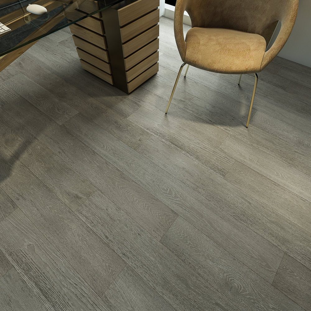 Montserrat Floor Engineered European Oak – Tan Wirebrushed by Montserrat Floor, tan european oak engineered wood flooring, detail view