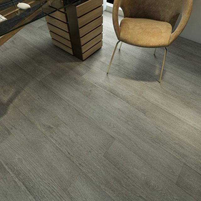 Montserrat Floor Engineered European Oak – Tan Wirebrushed by Montserrat Floor, tan european oak engineered wood flooring, detail view