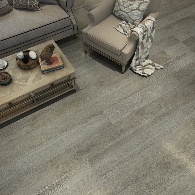 Montserrat Floor Engineered European Oak – Tan Wirebrushed by Montserrat Floor, tan european oak engineered wood flooring, detail view