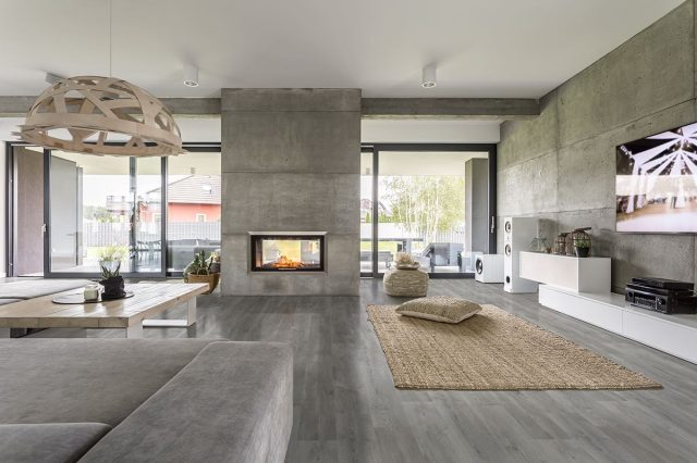 MSI Surfaces LVP – Gray-Dark Katella by MSI Surfaces, gray-dark luxury vinyl tile flooring, detail view