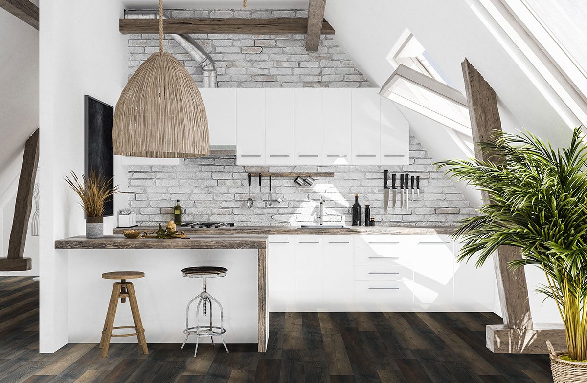 MSI Surfaces LVP – Brown Stable by MSI Surfaces, brown luxury vinyl tile flooring, detail view