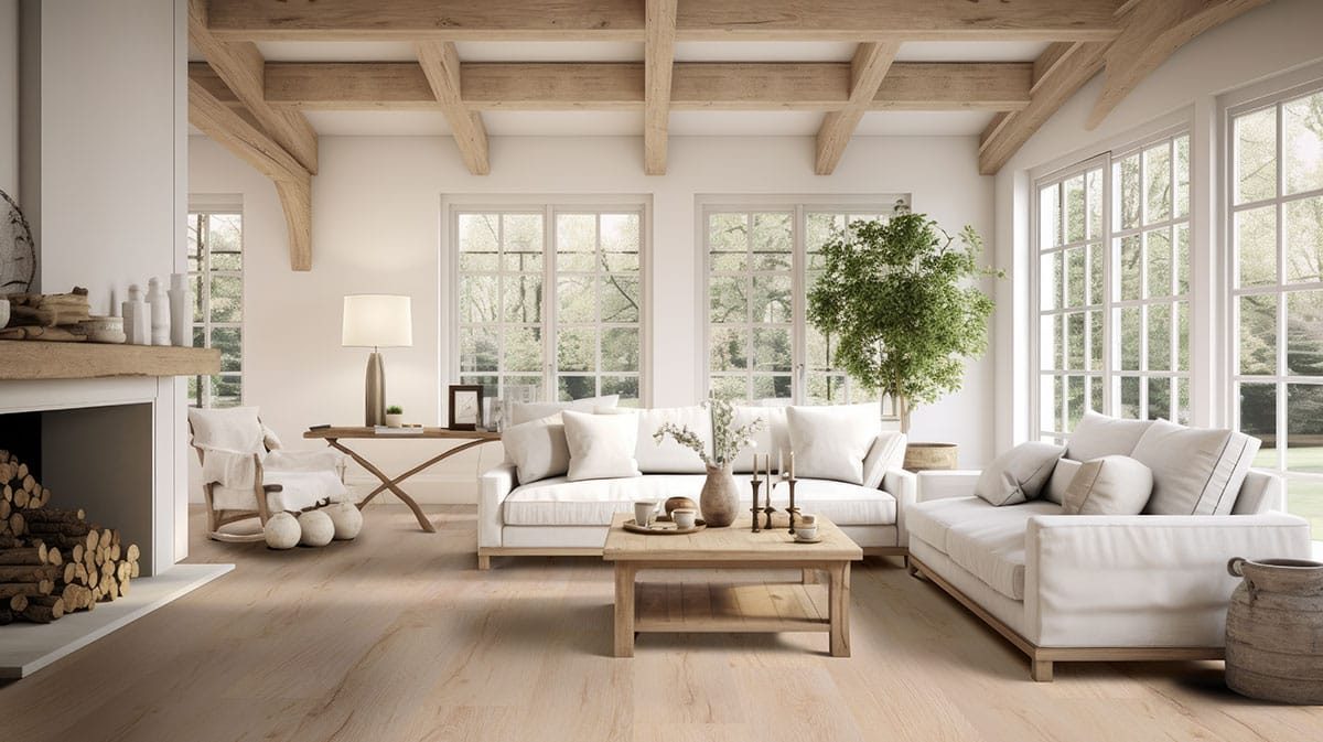 MSI Surfaces LVP – Blonde by MSI Surfaces, blonde luxury vinyl tile flooring, detail view