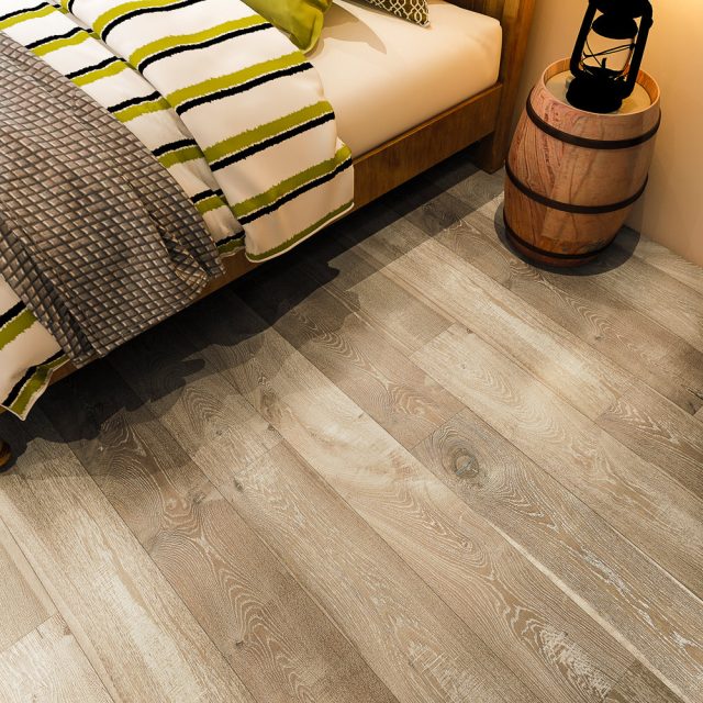 Montserrat Floor Engineered European Oak – Tan Wirebrushed by Montserrat Floor, tan european oak engineered wood flooring, detail view