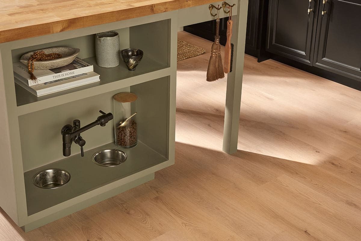 MSI Surfaces LVP – Blonde by MSI Surfaces, blonde luxury vinyl tile flooring, detail view