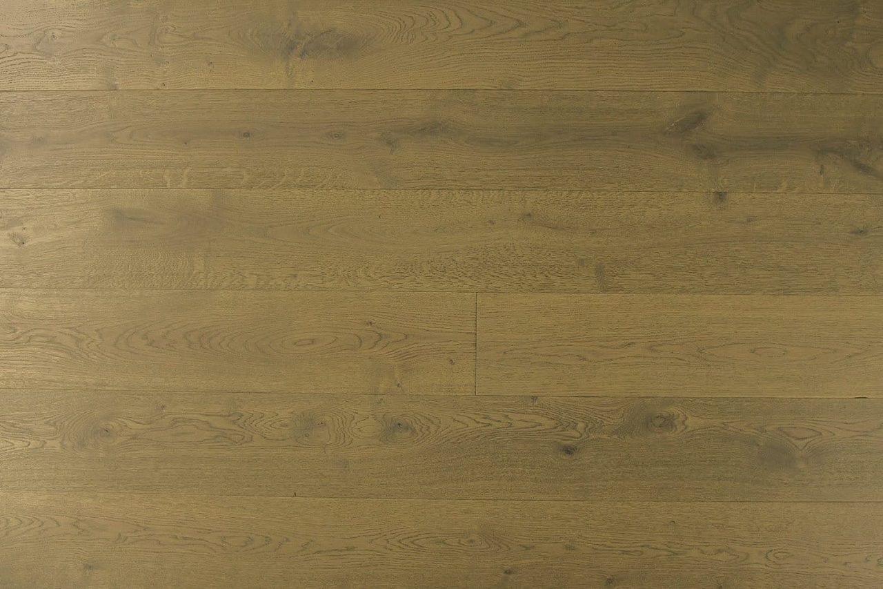 Montserrat Floor White Oak – Rustic Taupe Handscraped by Montserrat Floor, gray white oak engineered wood flooring, plank sample
