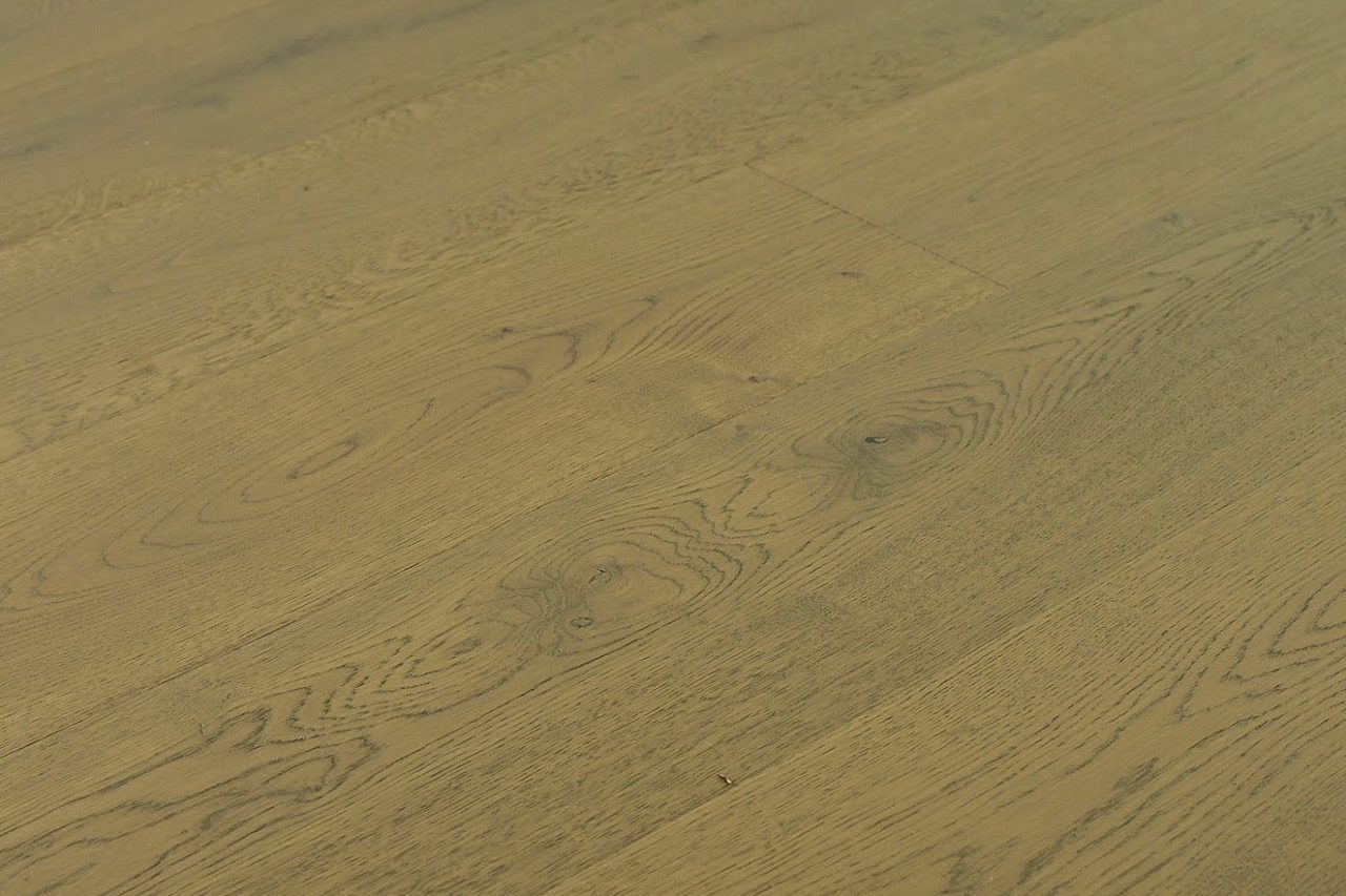 Montserrat Floor White Oak – Rustic Taupe Handscraped by Montserrat Floor, gray white oak engineered wood flooring, detail view