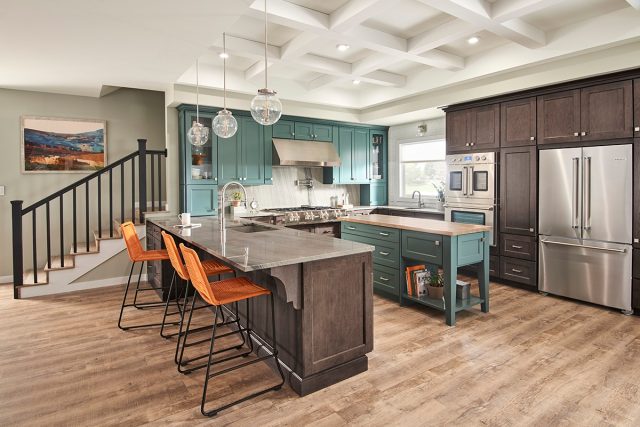 MSI Surfaces LVP – Brown by MSI Surfaces, brown luxury vinyl tile flooring, detail view