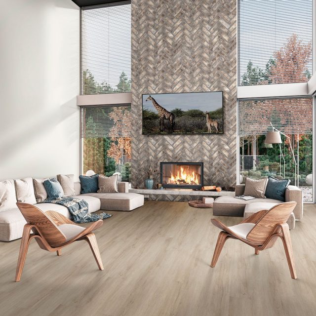 MSI Surfaces LVP – Blonde Sandino by MSI Surfaces, blonde luxury vinyl tile flooring, detail view