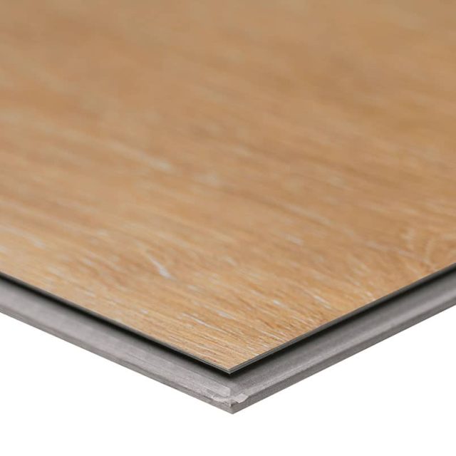 MSI Surfaces LVP – Brown by MSI Surfaces, brown luxury vinyl tile flooring, detail view
