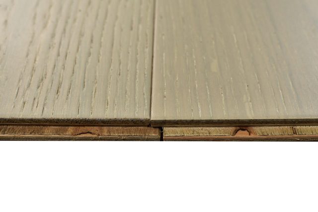 Montserrat Floor White Oak – Gray Hand Scraped by Montserrat Floor, gray white oak engineered wood flooring, detail view