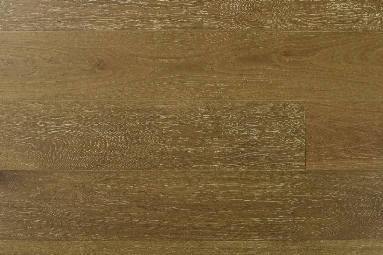 Montserrat Floor White Oak – Smokey Champagne Handscraped by Montserrat Floor, gray white oak engineered wood flooring, detail view