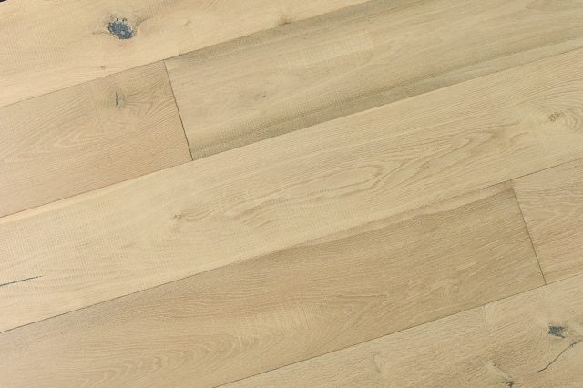 Montserrat Floor Engineered European Oak – Tan Wirebrushed by Montserrat Floor, tan european oak engineered wood flooring, detail view