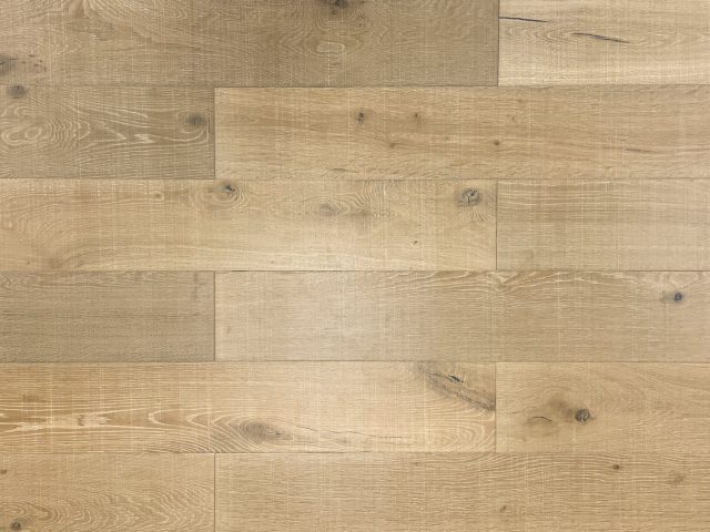 Montserrat Floor White Oak – Brown Wirebrushed by Montserrat Floor, brown white oak engineered wood flooring, plank sample