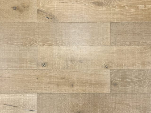 Montserrat Floor White Oak – Brown Wirebrushed by Montserrat Floor, brown white oak engineered wood flooring, detail view