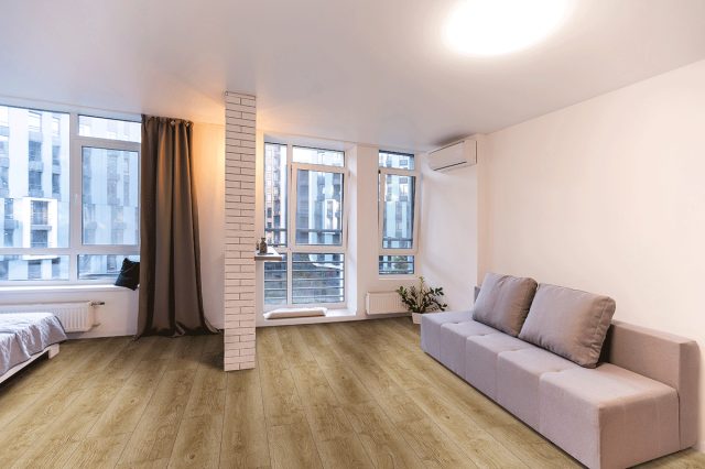 MSI Surfaces LVP – Brown by MSI Surfaces, brown luxury vinyl tile flooring, detail view