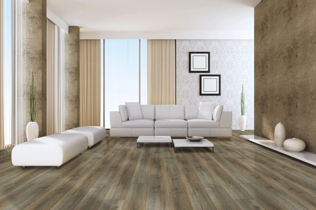 MSI Surfaces LVP – Maracay Brown by MSI Surfaces, brown luxury vinyl tile flooring, detail view