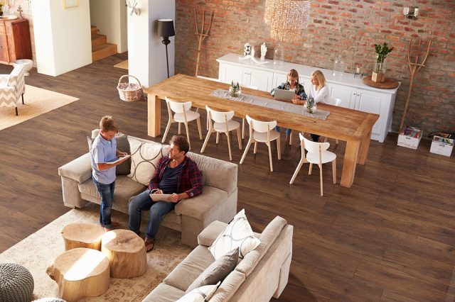 MSI Surfaces LVP – Brown Braly by MSI Surfaces, brown luxury vinyl tile flooring, detail view