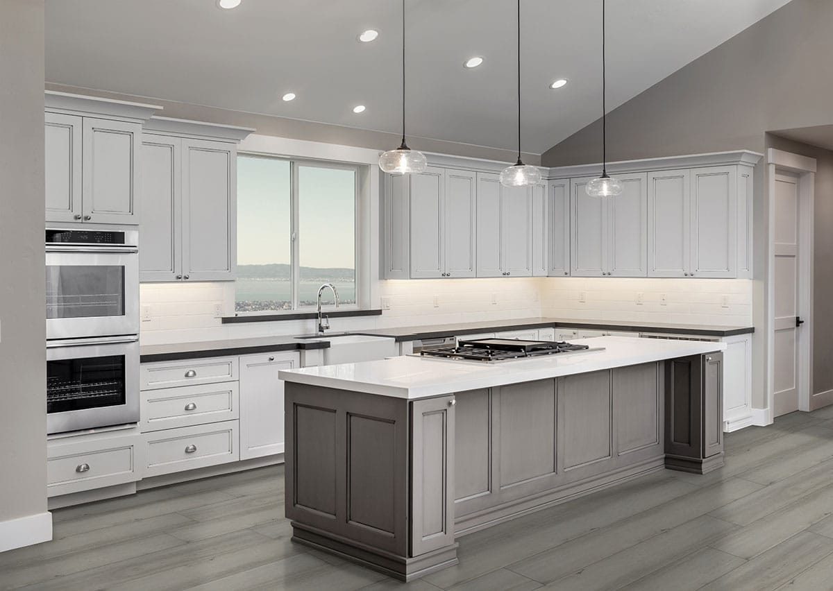 MSI Surfaces LVP – Gray-Light by MSI Surfaces, gray-light luxury vinyl tile flooring, detail view