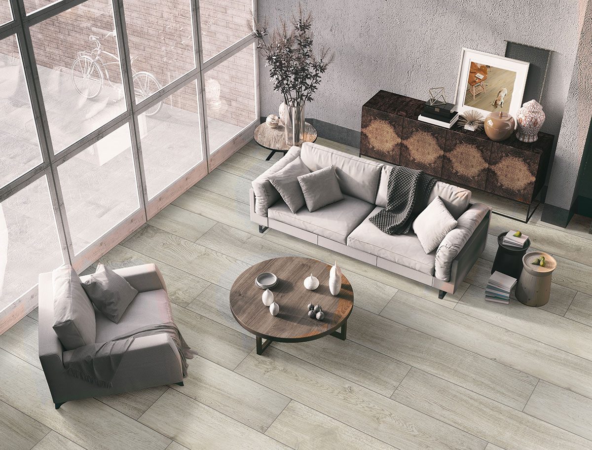 MSI Surfaces LVP – Gray-Light by MSI Surfaces, gray-light luxury vinyl tile flooring, detail view
