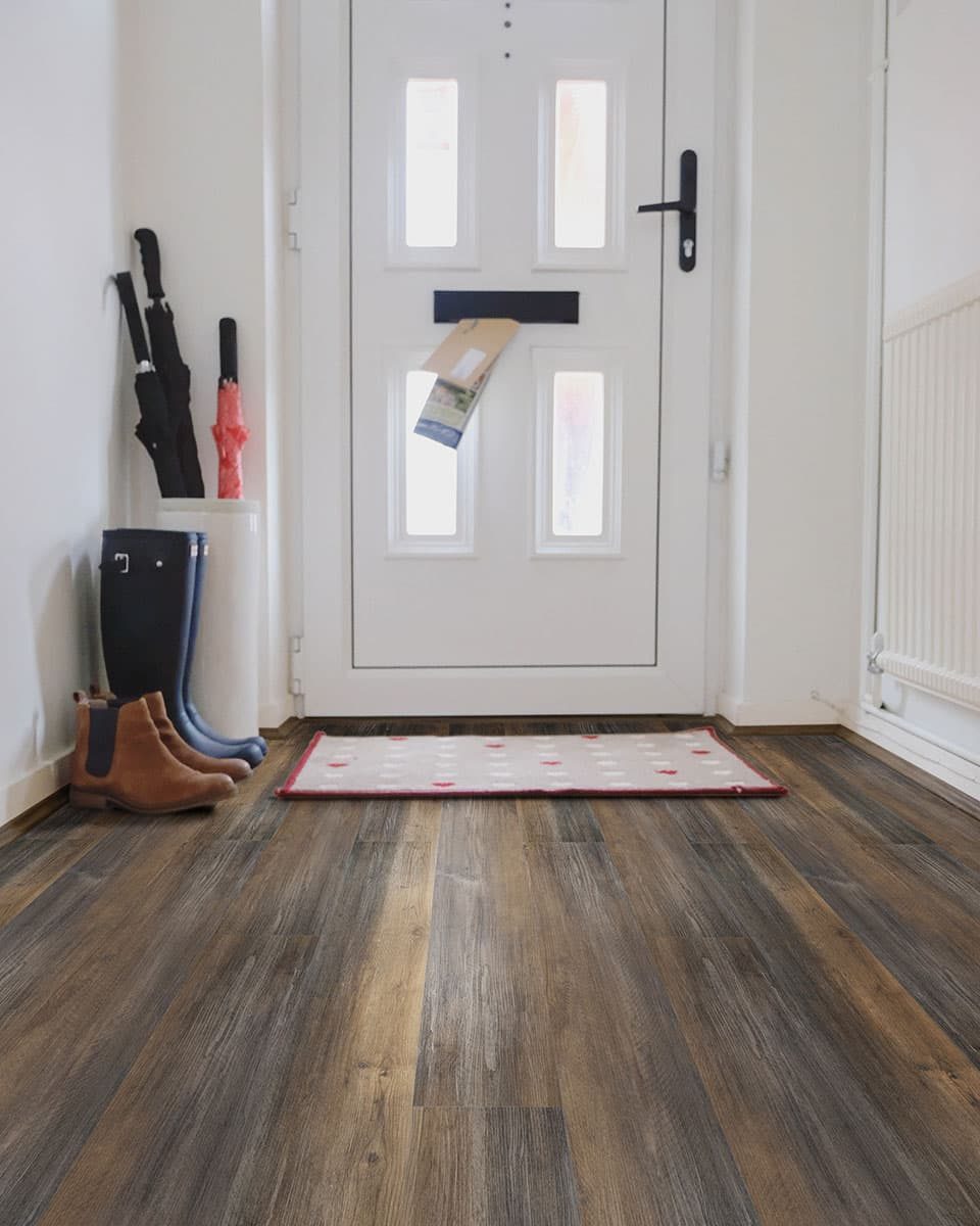 MSI Surfaces LVP – Brown by MSI Surfaces, brown luxury vinyl tile flooring, detail view