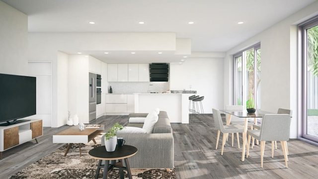 MSI Surfaces LVP – Gray-Dark Luxury by MSI Surfaces, gray-dark luxury vinyl tile flooring, detail view
