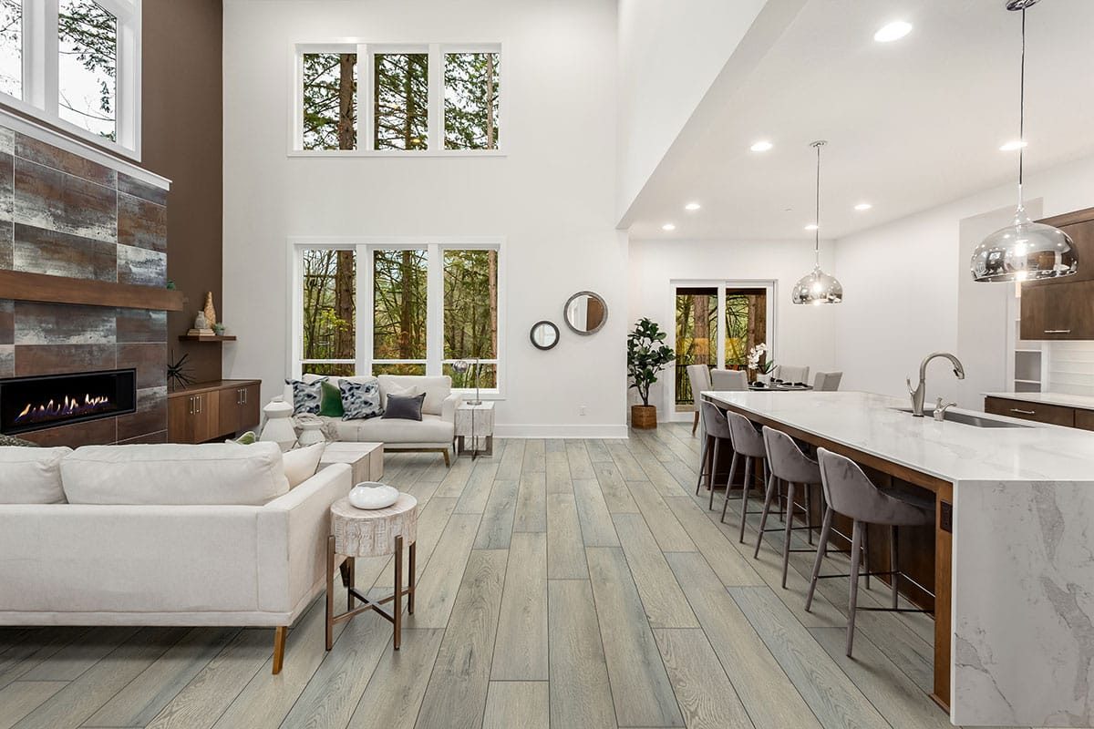 MSI Surfaces LVP – Gray-Light Kardigan by MSI Surfaces, gray-light luxury vinyl tile flooring, detail view