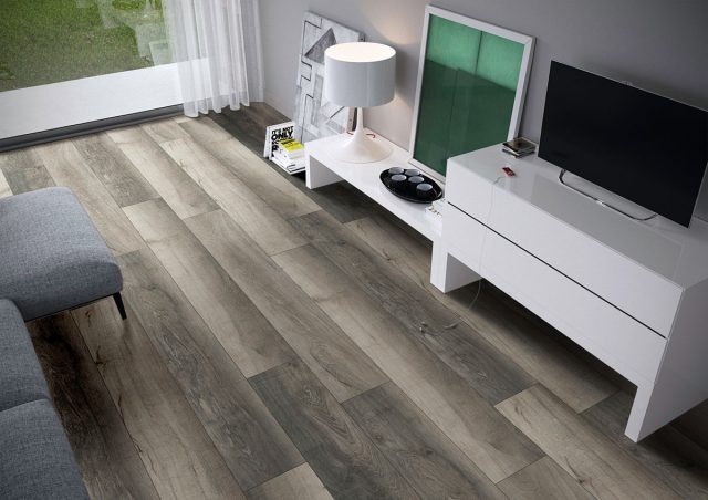 MSI Surfaces LVP – Gray-Dark by MSI Surfaces, gray-dark luxury vinyl tile flooring, detail view