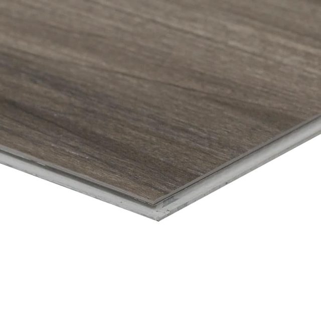 MSI Surfaces Jenta LVP – Brown by MSI Surfaces, brown luxury vinyl tile flooring, detail view