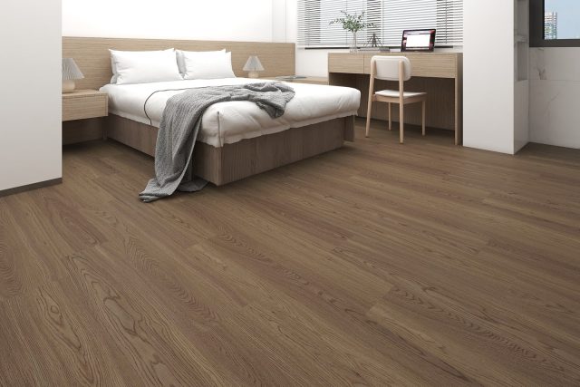 Durato Alder Simple – 6.50″ x 47.83″ 9.5mm by Durato, vinyl plank flooring, shown in a room setting (manufacturer image)