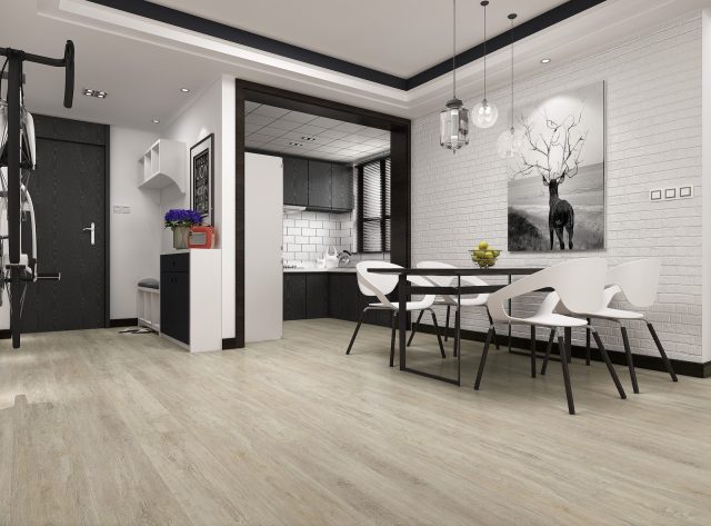 Durato Asford Simple 7mm – 7″x48″ by Durato, vinyl plank flooring, shown in a room setting (manufacturer image)