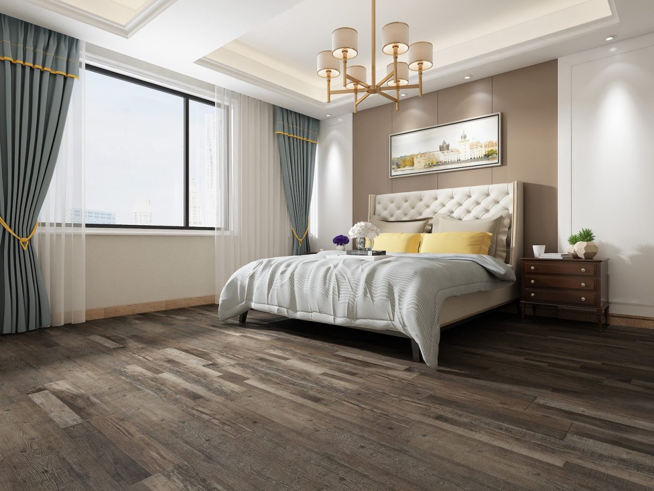 Durato Essex Simple – 7mm Thick by Durato, vinyl plank flooring, shown in a room setting (manufacturer image)
