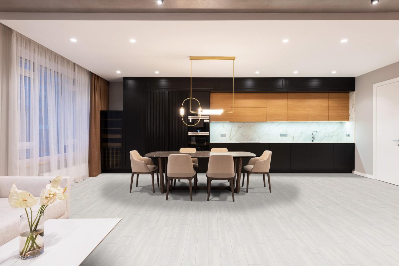 Durato Simple LVP – Venice Beach 7″ x 48″ by Durato, vinyl plank flooring, shown in a room setting (manufacturer image)