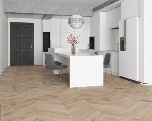Terra Legno Simple Beach Sand – 6″ Thickness 9/16″ by Terra Legno, engineered wood flooring, plank sample