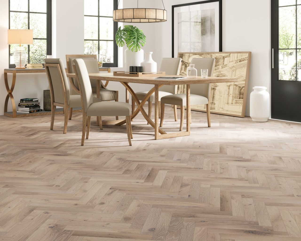 Terra Legno Simple Beach Sand – 6″ Thickness 9/16″ by Terra Legno, engineered wood flooring, detail view