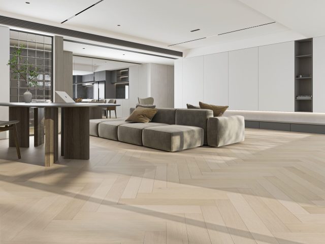 Terra Legno Engineered Bisque – Simple 8 1/2″ by Terra Legno, engineered wood flooring, detail view