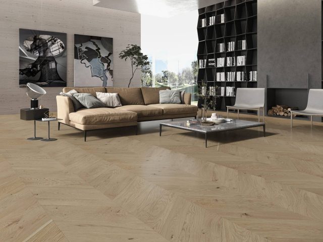Terra Legno Engineered Bone – 8 1/2″ Simple by Terra Legno, engineered wood flooring, plank sample