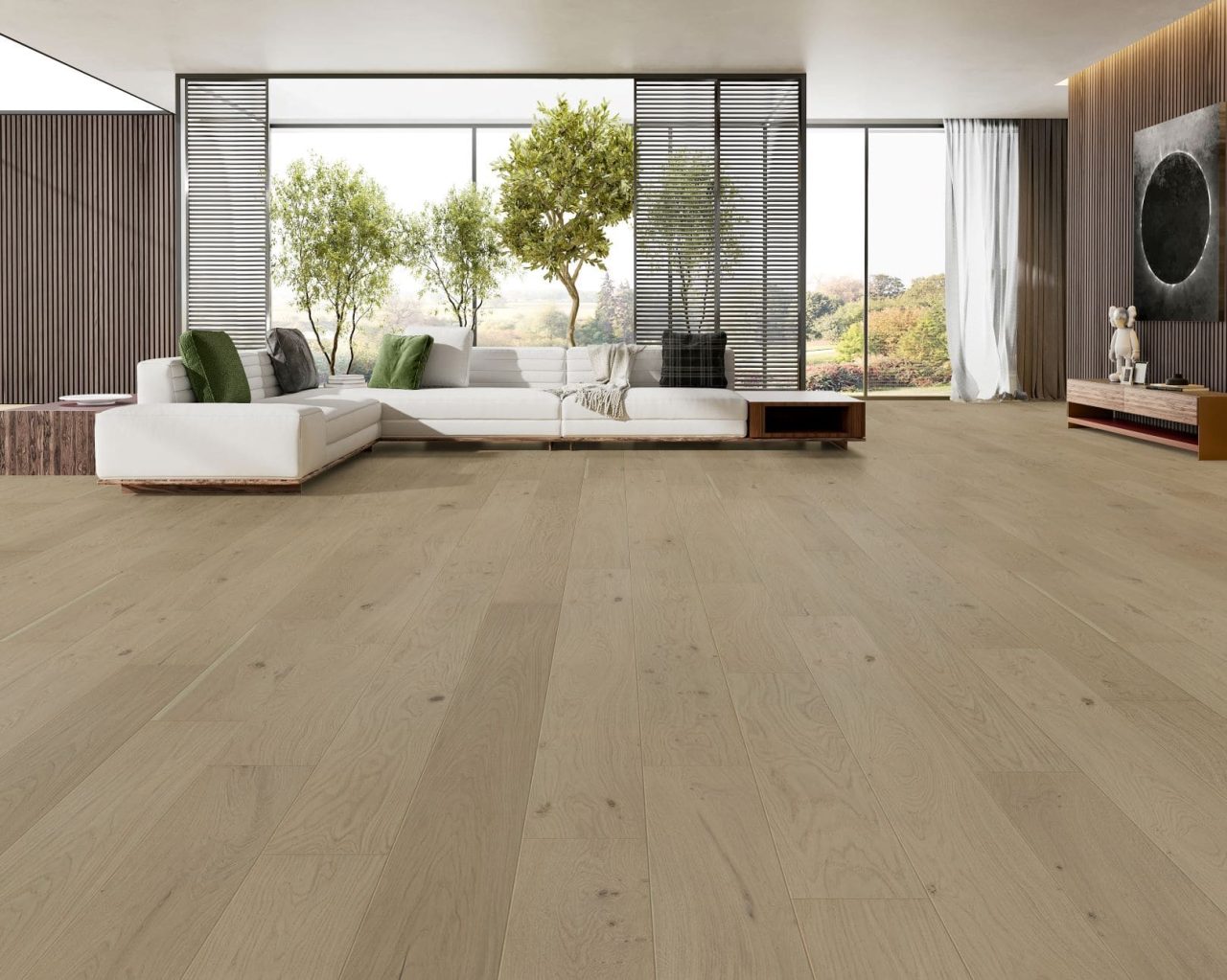 Terra Legno Engineered Bone – 8 1/2″ Simple by Terra Legno, engineered wood flooring, shown in a room setting (manufacturer image)